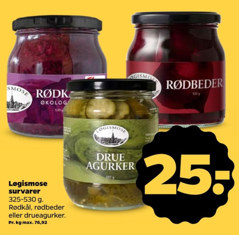 Løgismose, Drueagurker