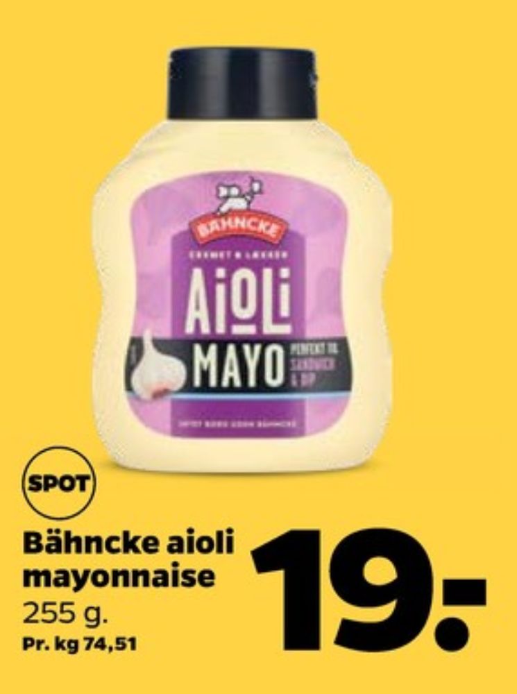 Bähncke, Aioli Mayo