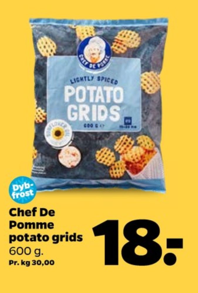 Chef de Pomme, Potato Grids