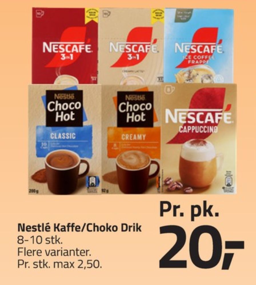 Nescafe 3in1, Instant Kaffe