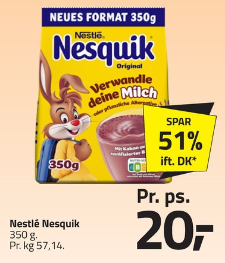 Nestlé Nesquik, Kakaodrikspulver
