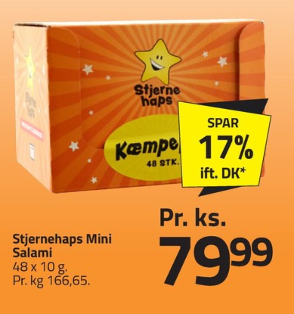 3-stjernet Stjernehaps, Salami