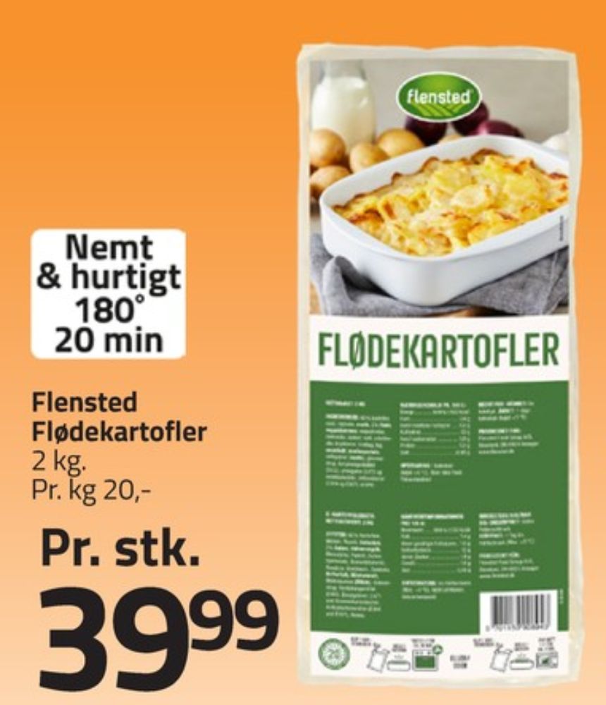 Flensted, Flødekartofler