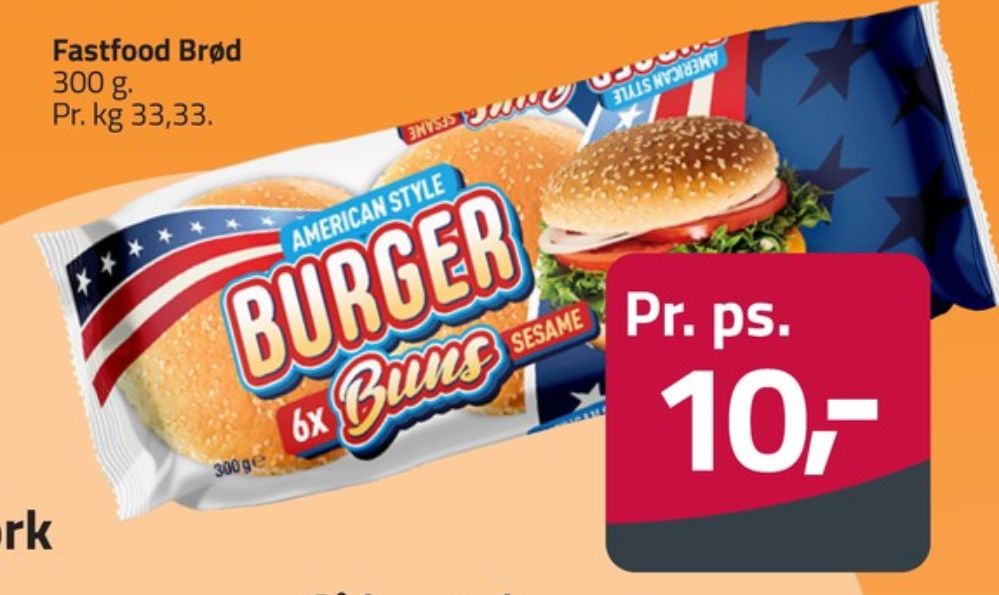 American Style, Burger Bun Sesam