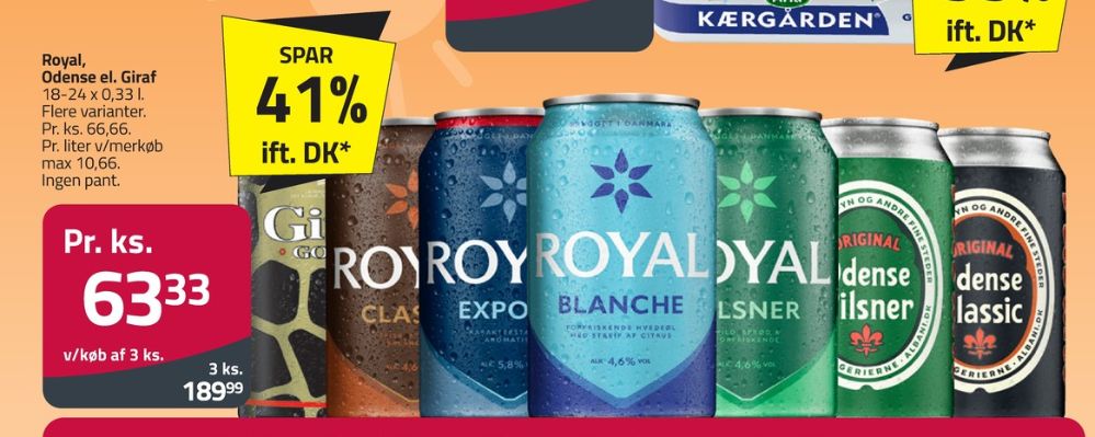 Odense Classic, Øl 24 pk.