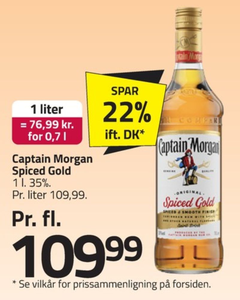 Captain Morgan Spiced Gold, Rom