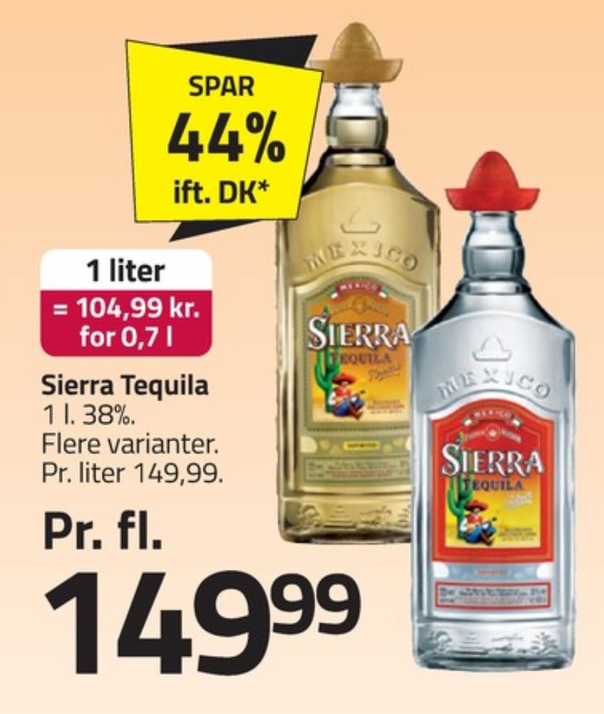 Sierra Reposado, Tequila