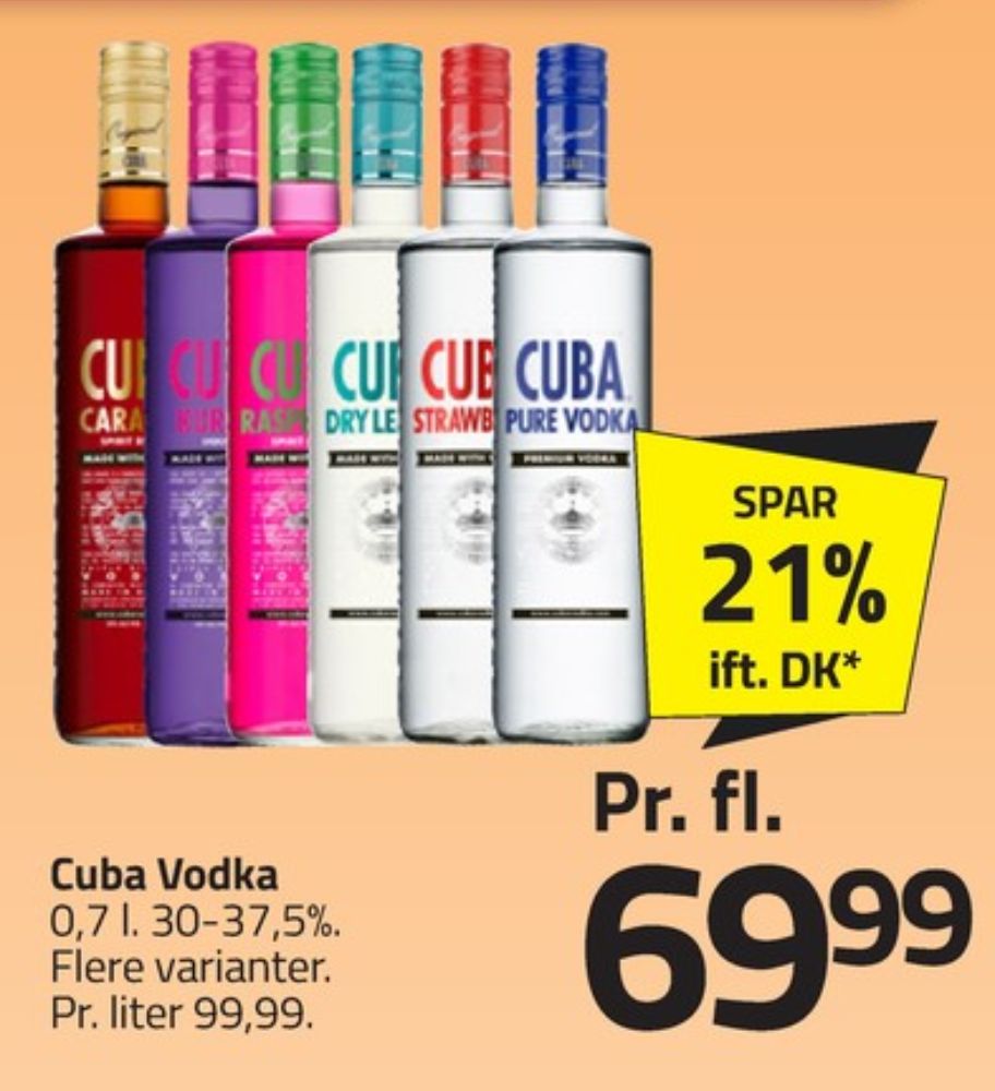 Cuba Passion, Vodka