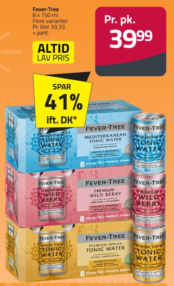 Fever-Tree, Premium Wild Berry 8 pk.