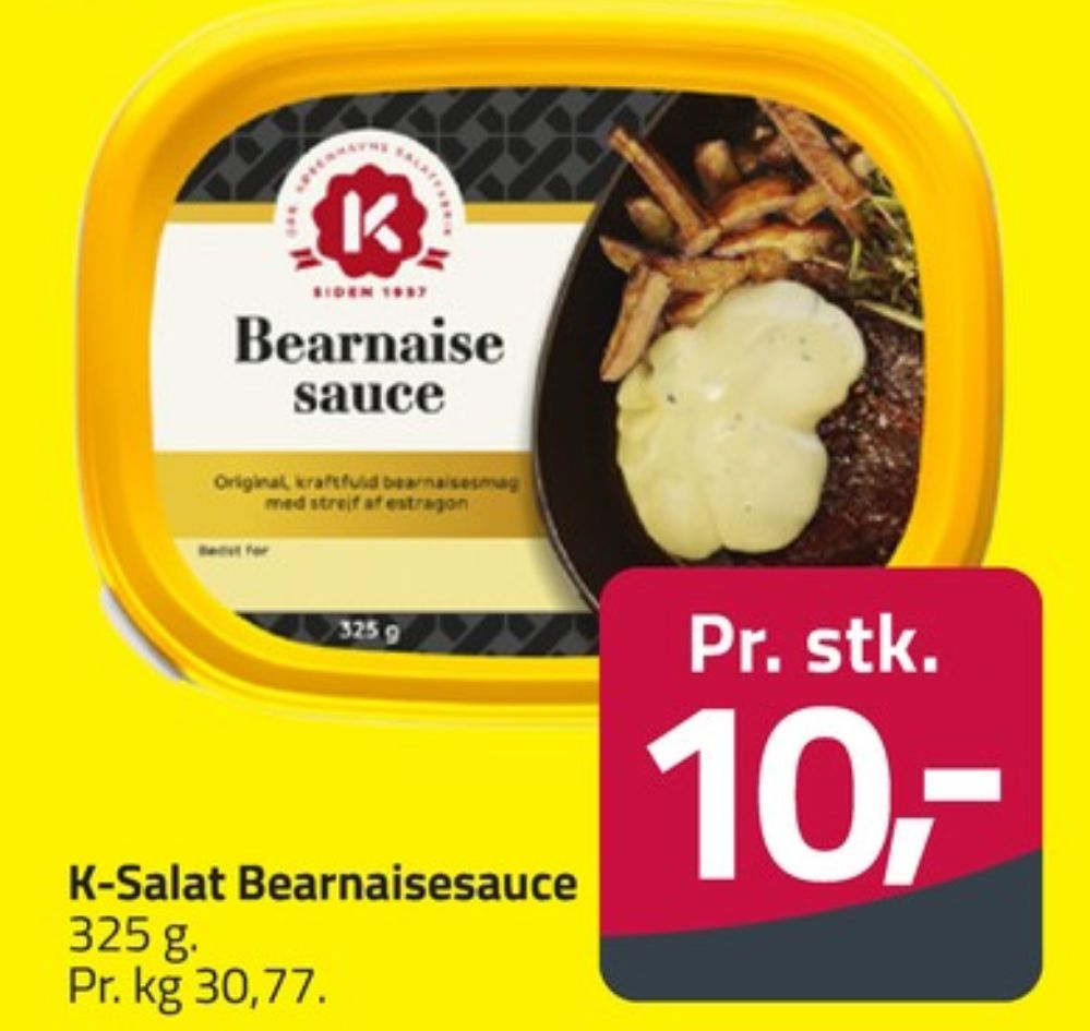 K-salat, Bearnaisesauce