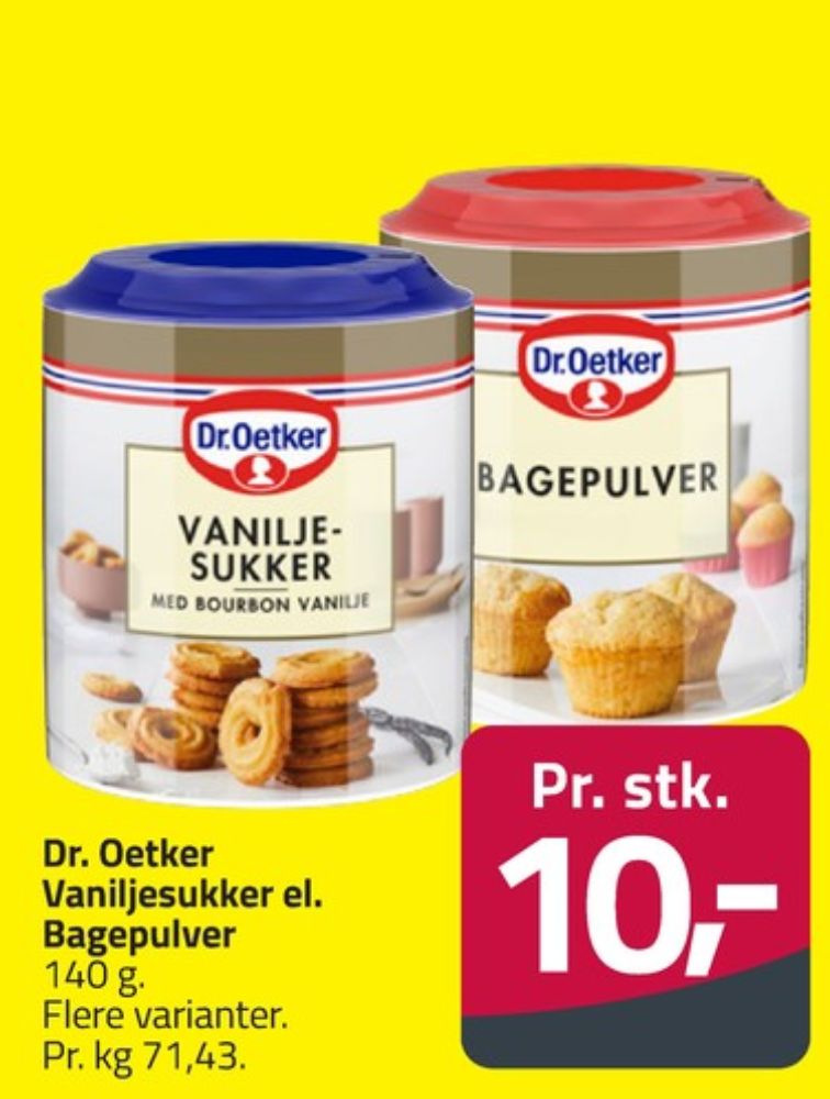 Dr Oetker, Vaniljesukker