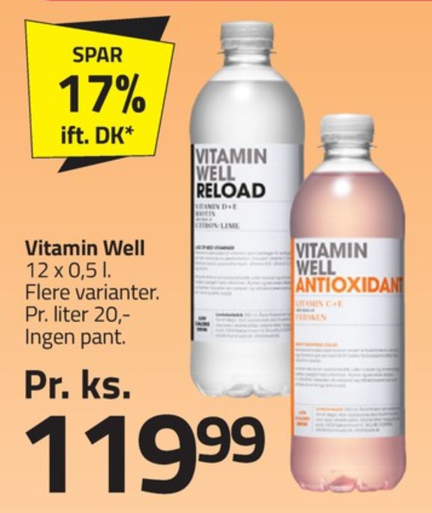 Vitamin Well Antioxidant Fersken, Vitamindrik
