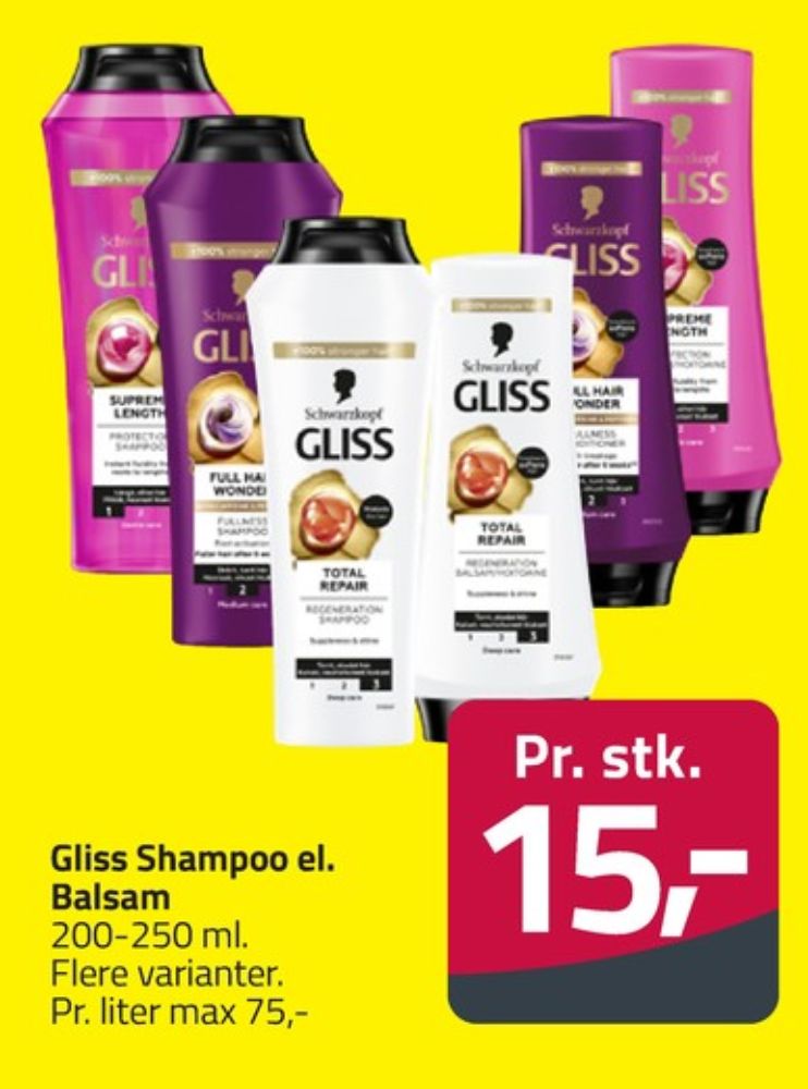 Schwarzkopf Gliss, Shampoo