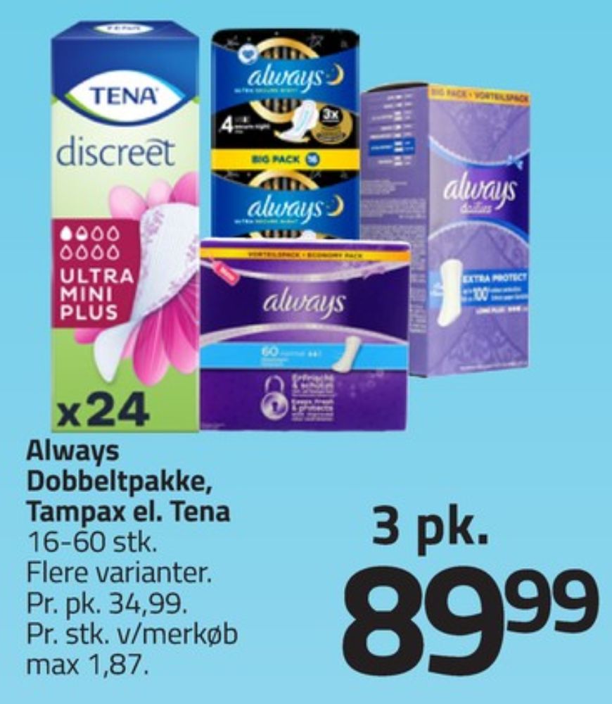Tampax, Tamponer