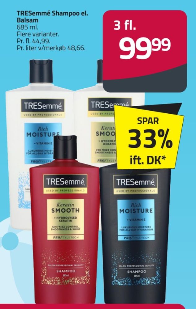 TreSemmé, Shampoo