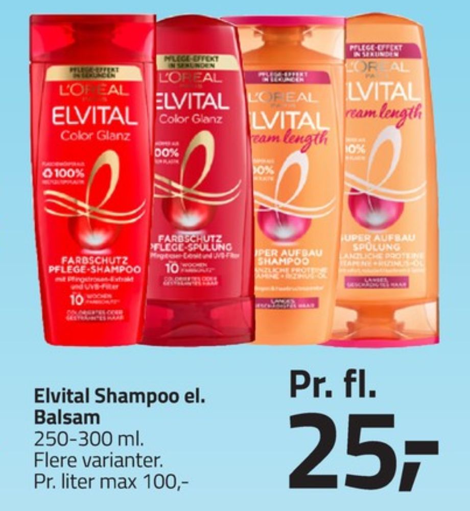 Loreal Elvital, Shampoo