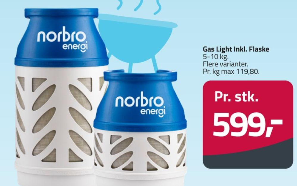 Norbro, Gasflaske