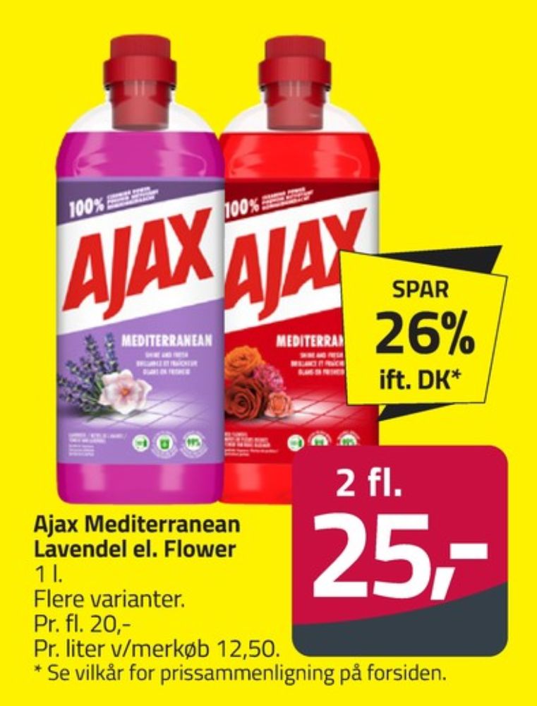 Ajax, Rengøring - universal