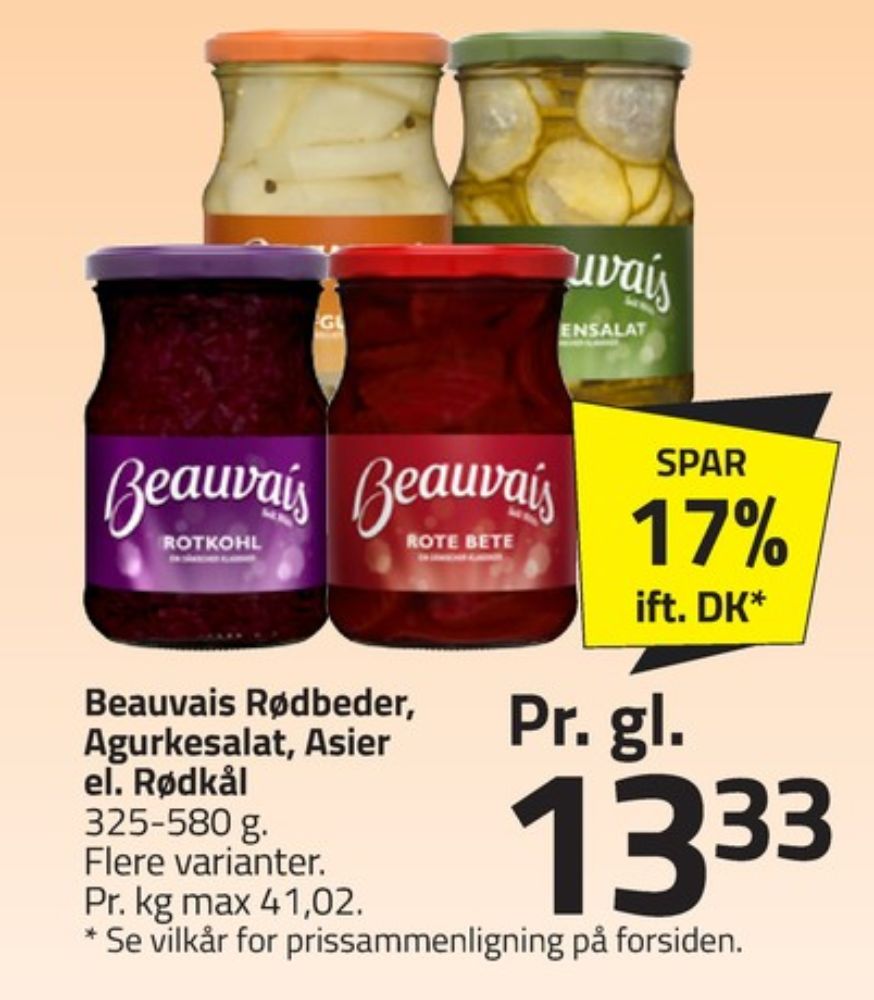 Beauvais, Rødkål-syltet