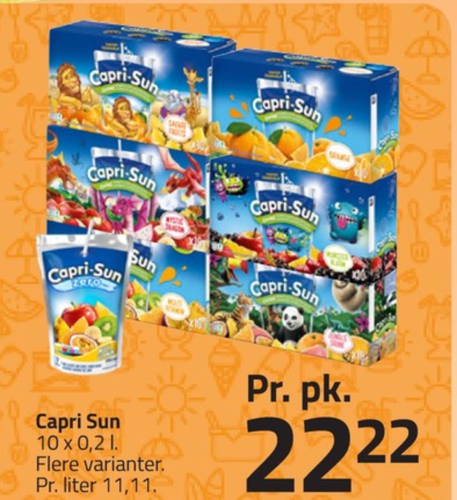 Capri-Sun, Frugtdrik Safari Fruits