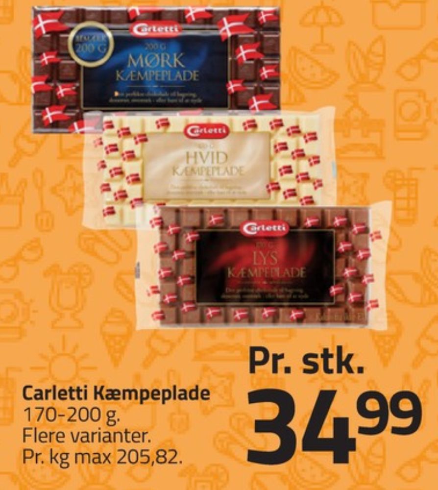 Carletti, Mørk Kæmpeplade