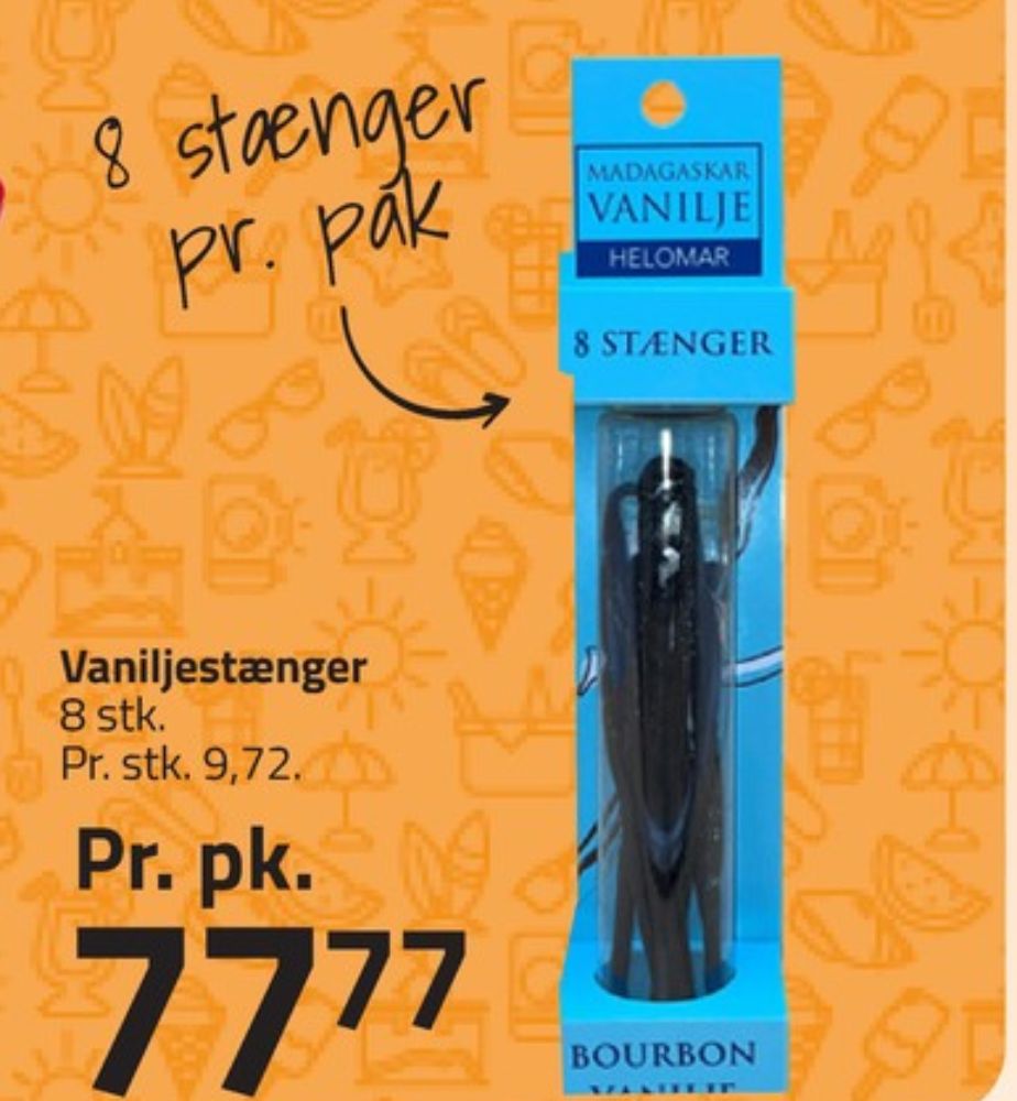 Helomar, Vaniljestang