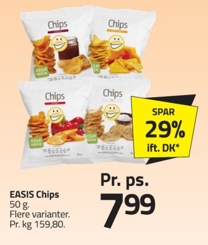 Easis, Nacho Cheese Chips