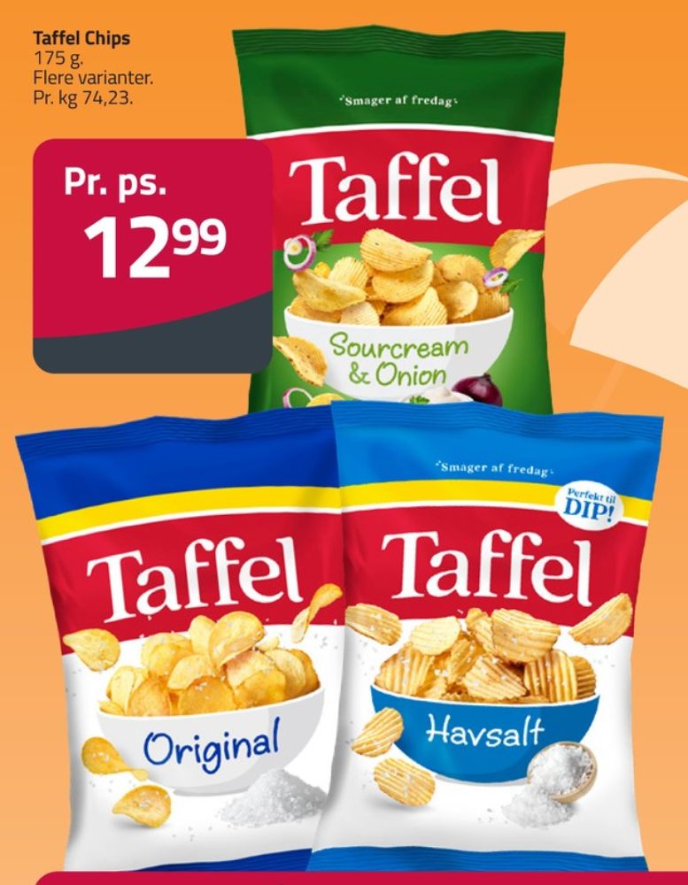 Taffel, Havsalt Chips