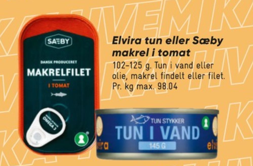 Sæby, Makrelfilet i Tomat
