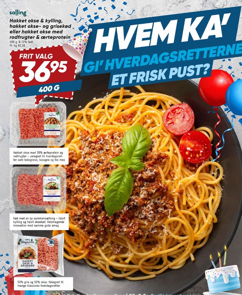 Salling Slagteren, Hakket Okse & Grisekød 8-12%