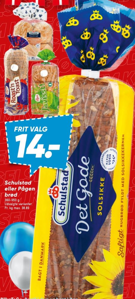 Schulstad Det Gode, Solsikkerugbrød