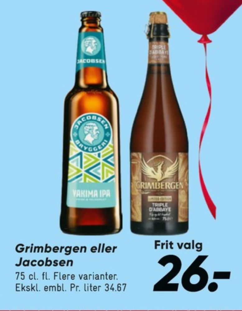 Grimbergen Triple D´abbaye, Specialøl