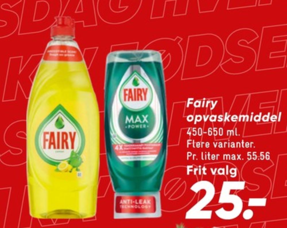 Fairy, Opvaskemiddel
