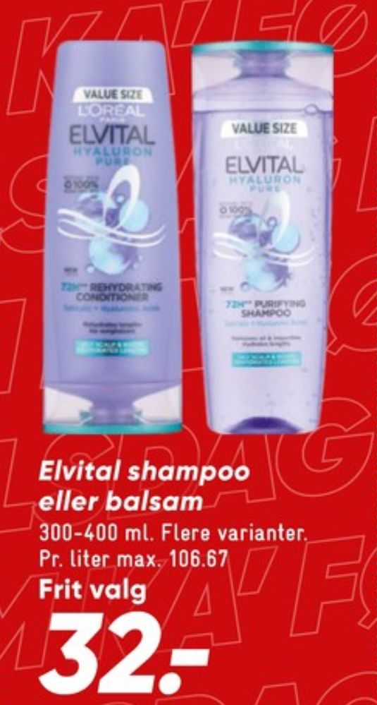 Loreal Elvital, Shampoo