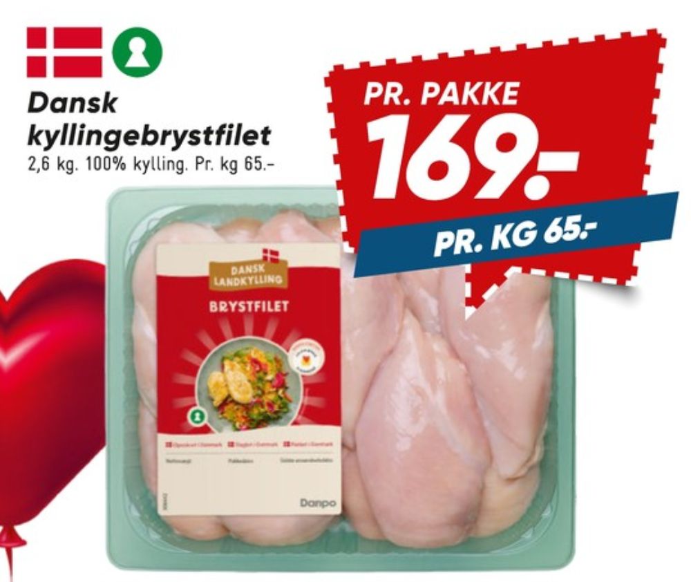 Dansk Landkylling, Kyllingebrystfilet