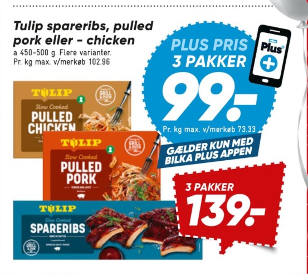 Tulip, Pulled Chicken Kebab