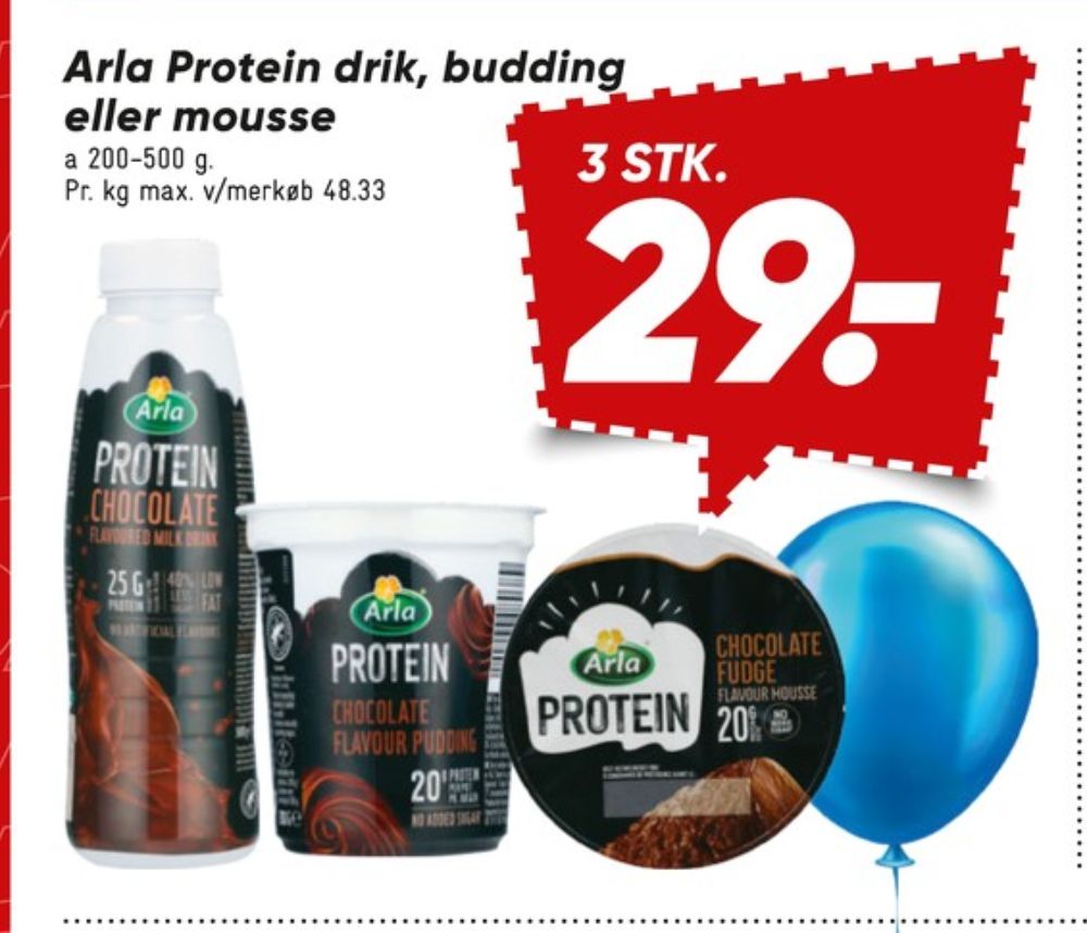 Arla Protein, Chocolate Flavour Pudding