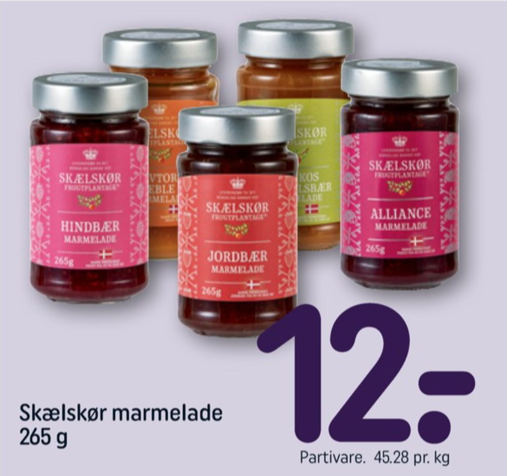 Skælskør Frugtplantage, Hindbærmarmelade