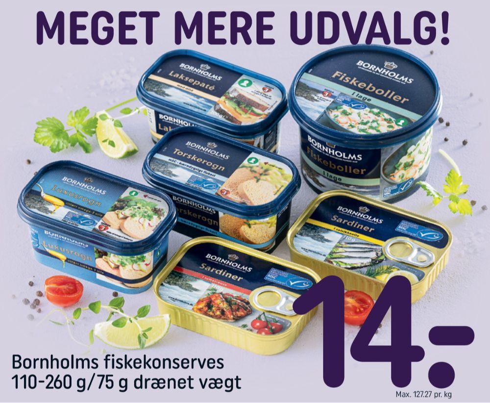 Bornholms, Sardiner i tomatsauce