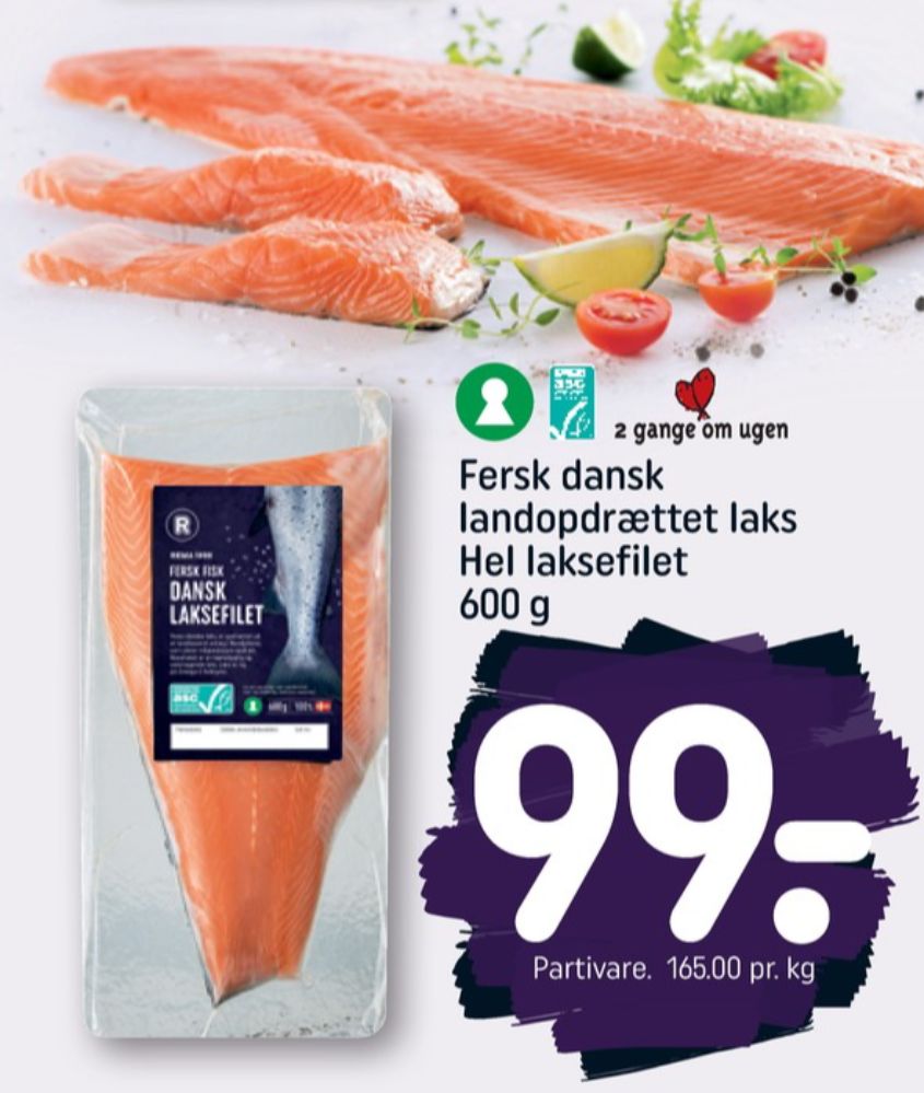 Rema 1000, Laksefilet