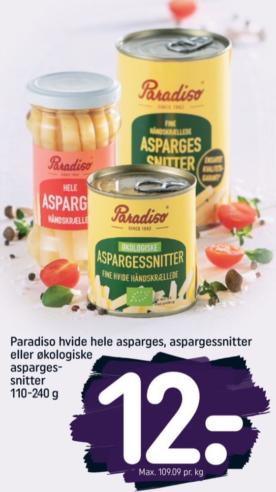 Paradiso, Asparges