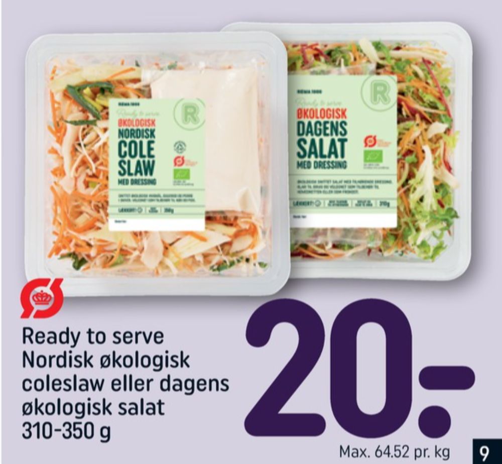 Rema 1000, Måltidssalat