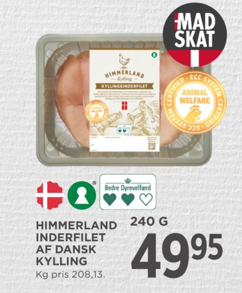 Himmerland Kylling, Kyllingeinderfileter