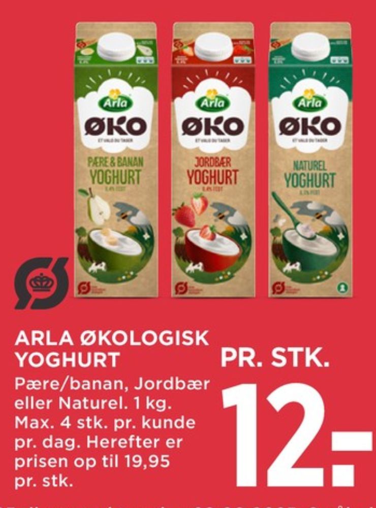 Arla, Pære & Banan Yoghurt 