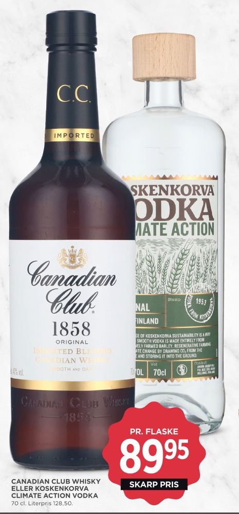 Canadian Club 1858, Whisky