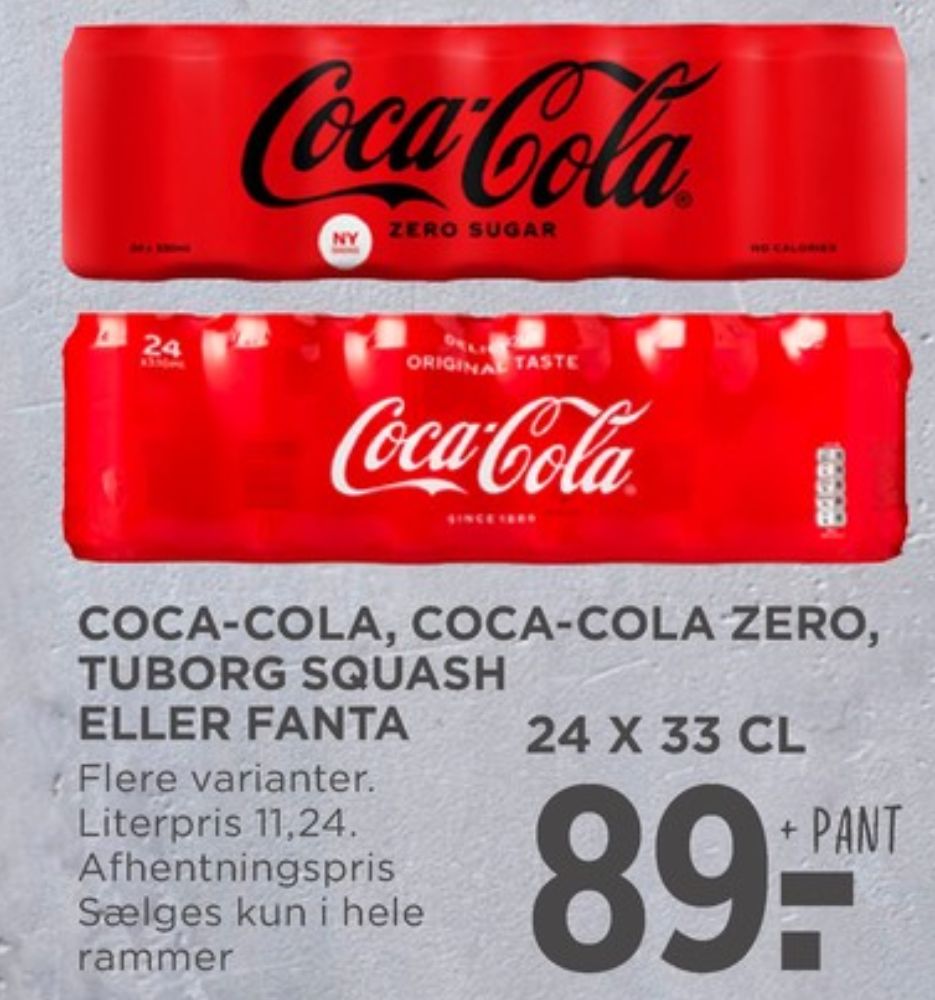 Coca Cola Zero, Cola 24 pk.