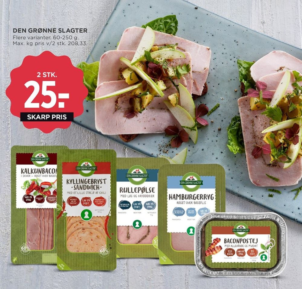 Den Grønne Slagter Baconpostej, Leverpostej