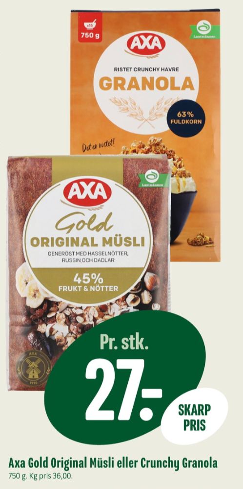 Axa, Granola