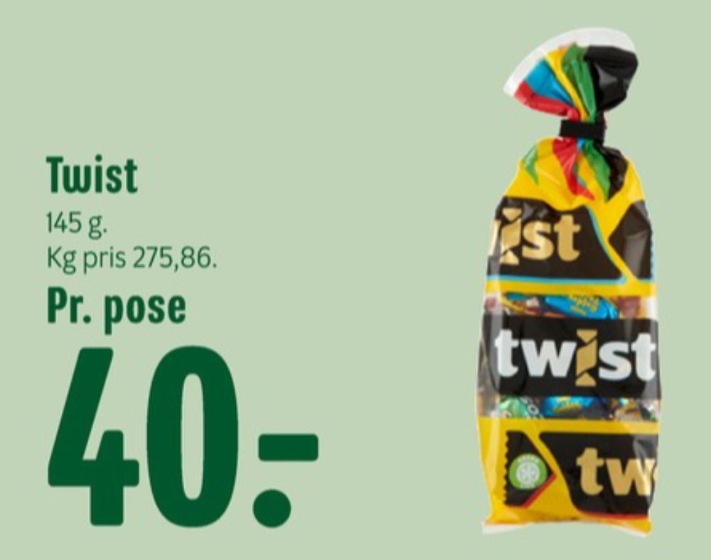 Twist, Dessertchokolade