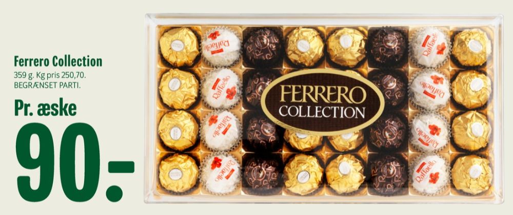 Ferrero Collection, Dessertchokolade